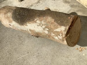 持ち込み材 直径15cmの椿の幹の写真