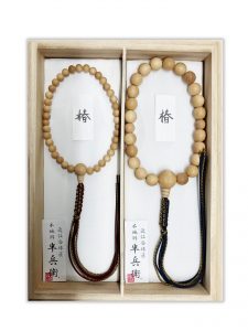 思い出の木 リメイク 椿の木でできた念珠